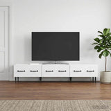 Vidaxl tv-kast met lade wit 147 x 34,5 x 30 cm bewerkt hout