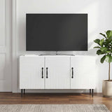 Vidaxl tv-kast hoogglans wit 99 x 34,5 x 50 cm bewerkt hout
