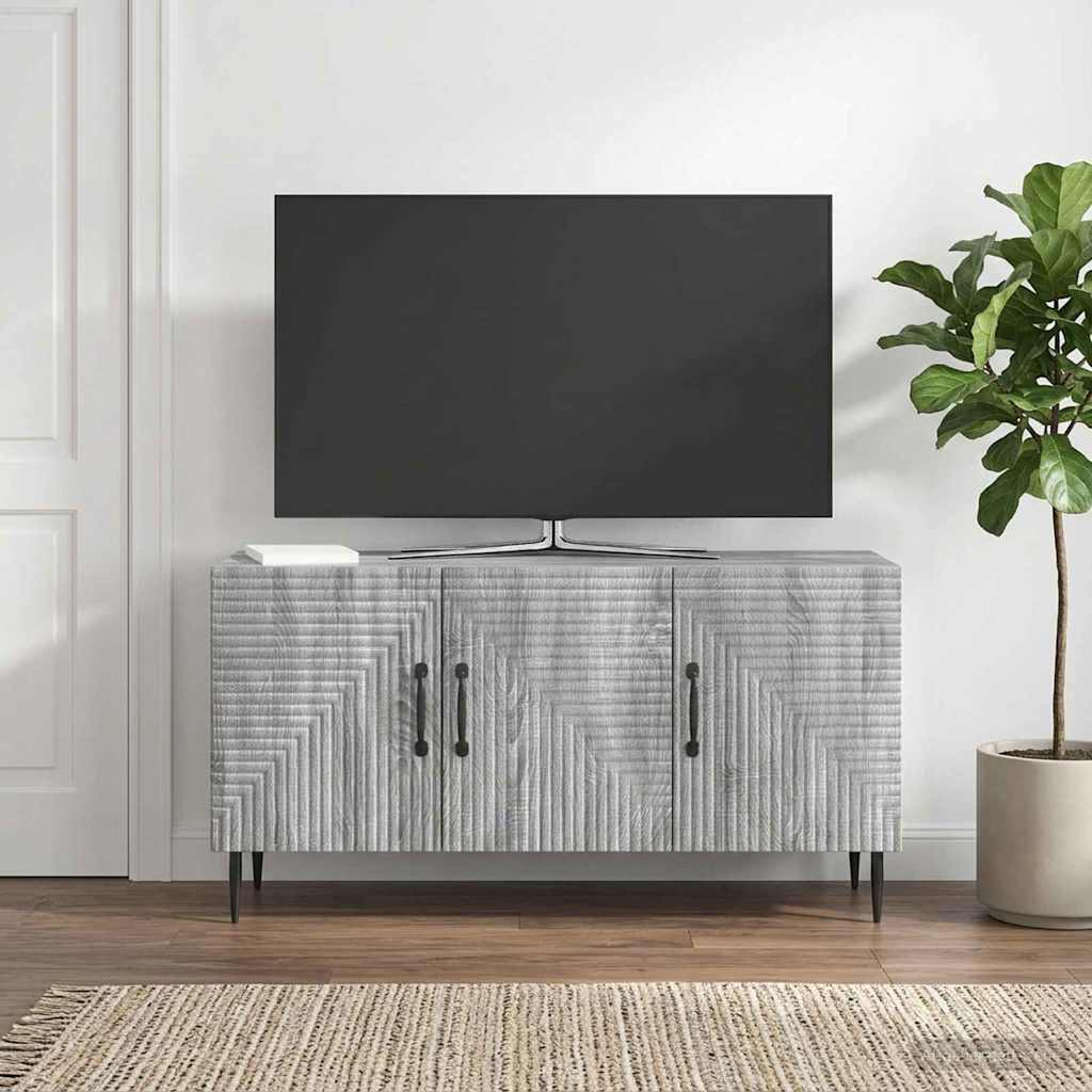 Vidaxl tv-kast grijs sonoma 99 x 34,5 x 50 cm bewerkt hout