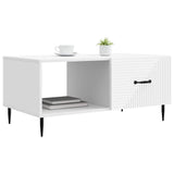 Vidaxl salontafel wit 90 x 50 x 40 cm bewerkt hout