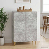 Vidaxl dressoir betongrijs 66 x 34,5 x 90 cm bewerkt hout