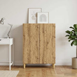 Vidaxl dressoir artisanaal eiken 66 x 34,5 x 90 cm bewerkt hout