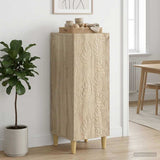 Vidaxl dressoir sonoma eiken 33 x 34,5 x 90 cm bewerkt hout