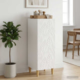 Vidaxl dressoir hoogglans wit 33 x 34,5 x 90 cm bewerkt hout