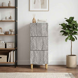 Vidaxl ladenkast grijs sonoma 33 x 34,5 x 90 cm bewerkt hout