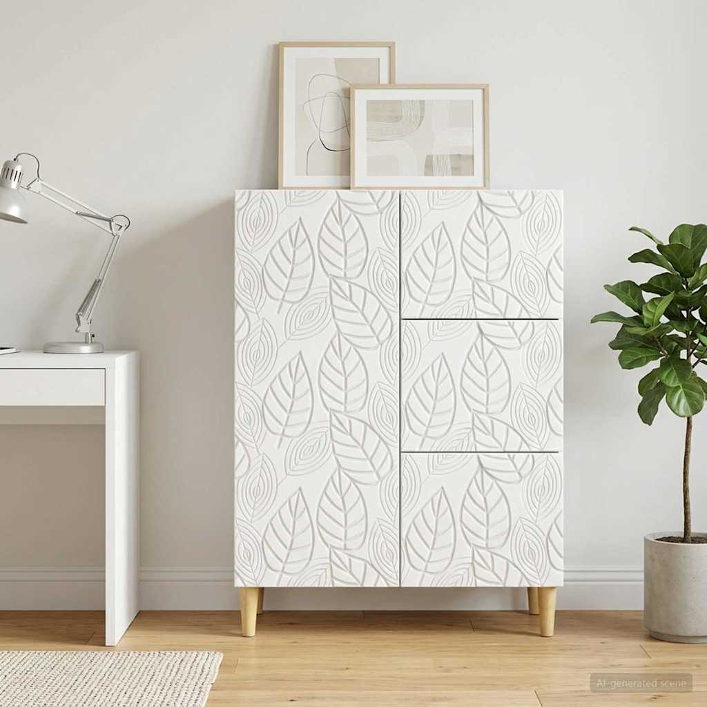 Vidaxl dressoir wit 66 x 34,5 x 90 cm bewerkt hout