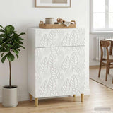 Vidaxl dressoir wit 66 x 34,5 x 90 cm bewerkt hout