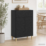 Vidaxl dressoir zwart 66 x 34,5 x 90 cm bewerkt hout