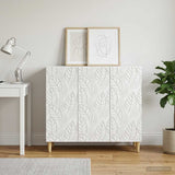 Vidaxl dressoir wit 89 x 34,5 x 80 cm bewerkt hout