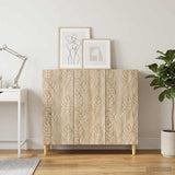 Vidaxl dressoir sonoma eiken 89 x 34,5 x 80 cm bewerkt hout