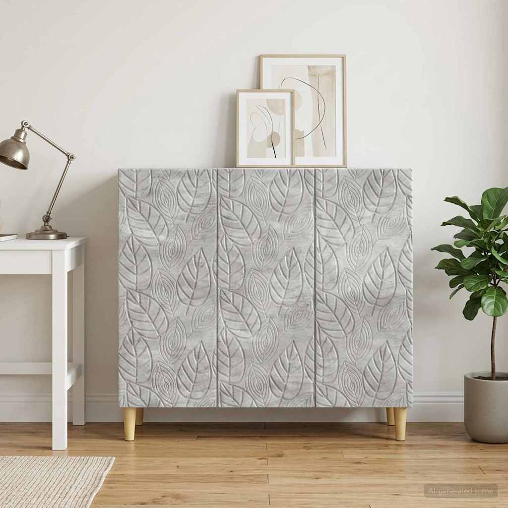 Vidaxl dressoir betongrijs 89 x 34,5 x 80 cm bewerkt hout