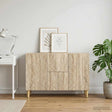 Vidaxl dressoir sonoma eiken 89 x 34,5 x 60 cm bewerkt hout