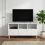 Vidaxl tv-kast 102 x 34,5 x 50 cm wit bewerkt hout