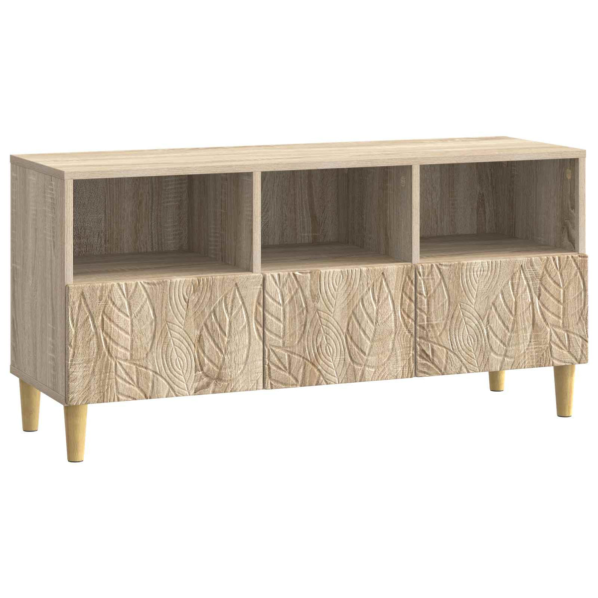 Vidaxl tv-kast 102 x 34,5 x 50 cm sonoma eiken bewerkt hout