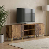 Vidaxl tv-kast 150 x 31 x 50 cm oud hout bewerkt hout