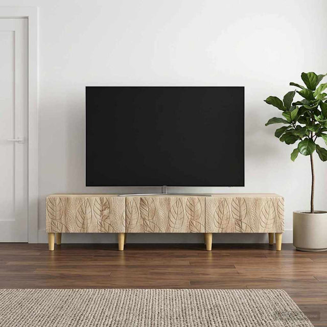 Vidaxl tv-kast 147 x 34,5 x 30 cm sonoma eiken bewerkt hout