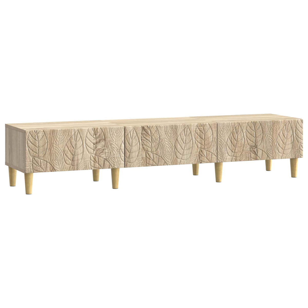 Vidaxl tv-kast 147 x 34,5 x 30 cm sonoma eiken bewerkt hout