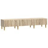 Vidaxl tv-kast 147 x 34,5 x 30 cm sonoma eiken bewerkt hout