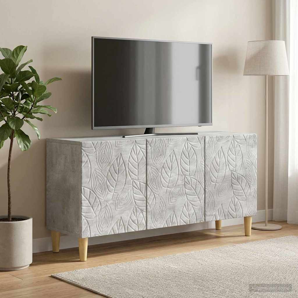 Vidaxl tv-kast 99 x 34,5 x 50 cm betongrijs bewerkt hout