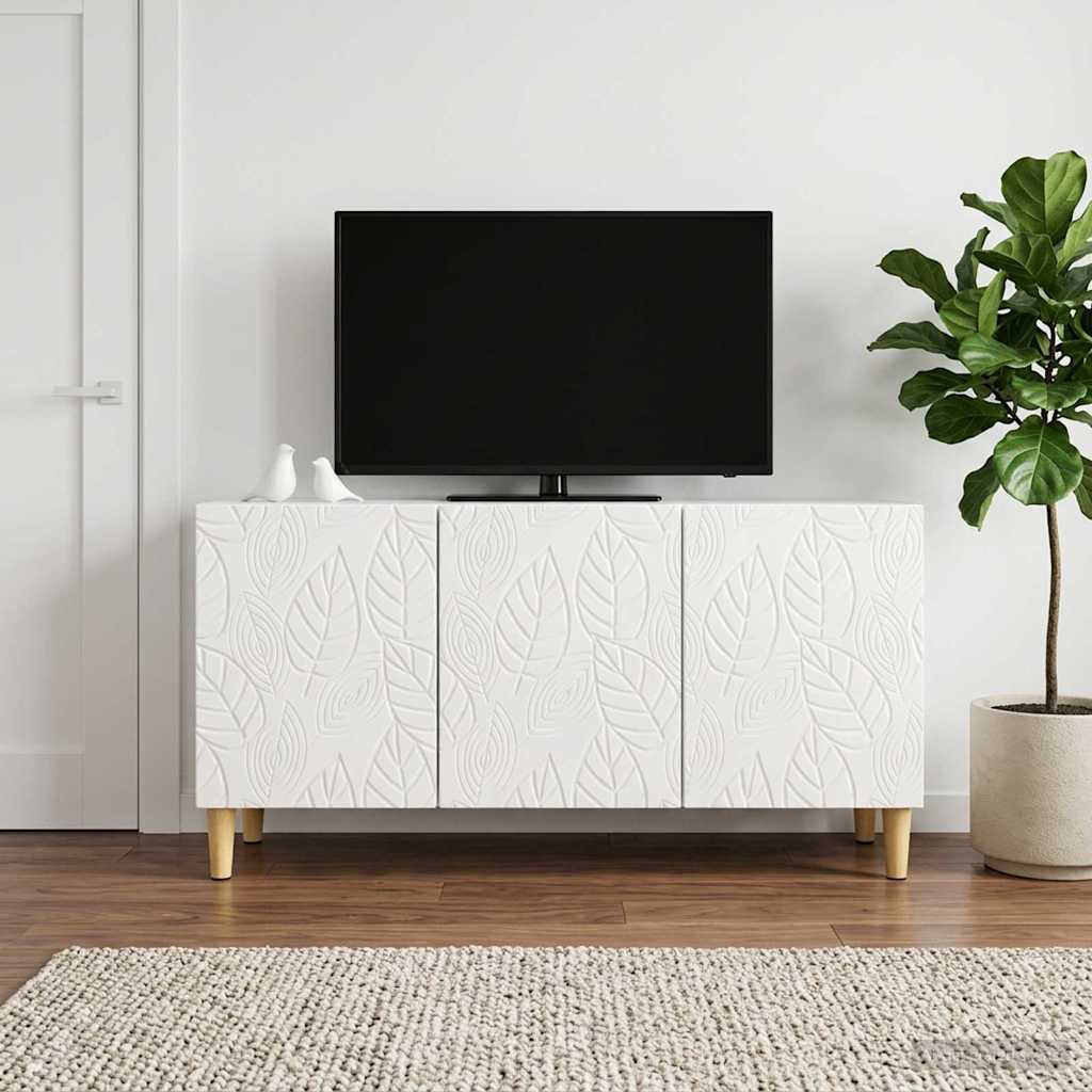 Vidaxl tv-kast 99 x 34,5 x 50 cm hoogglans wit bewerkt hout