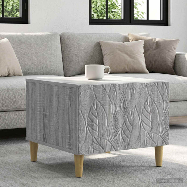 Vidaxl salontafel grijs sonoma 50 x 49 x 40 cm bewerkt hout