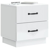 Vidaxl nachtkastje 2 st wit 43 x 34,5 x 44,5 cm bewerkt hout