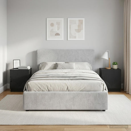 Vidaxl nachtkastje 2 st zwart 43 x 34,5 x 47 cm bewerkt hout