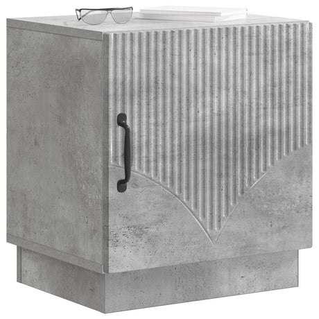 Vidaxl nachtkastje 2 st concerte grijs 43 x 34,5 x 47 cm bewerkt hout