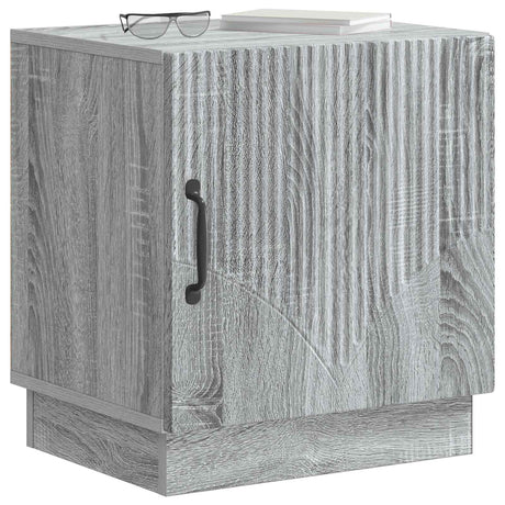 Vidaxl nachtkastje grijs sonoma 43 x 34,5 x 47 cm bewerkt hout