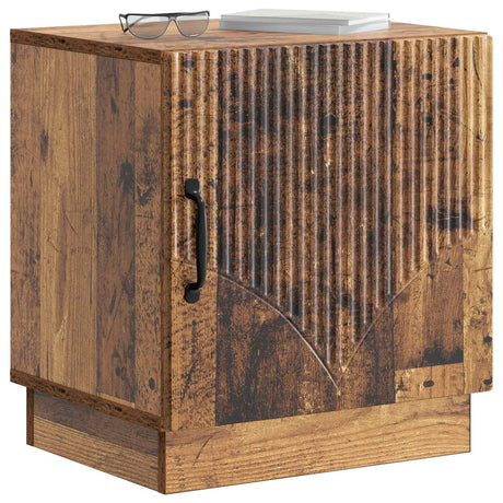 Vidaxl nachtkastje 2 st oud hout 43 x 34,5 x 47 cm bewerkt hout