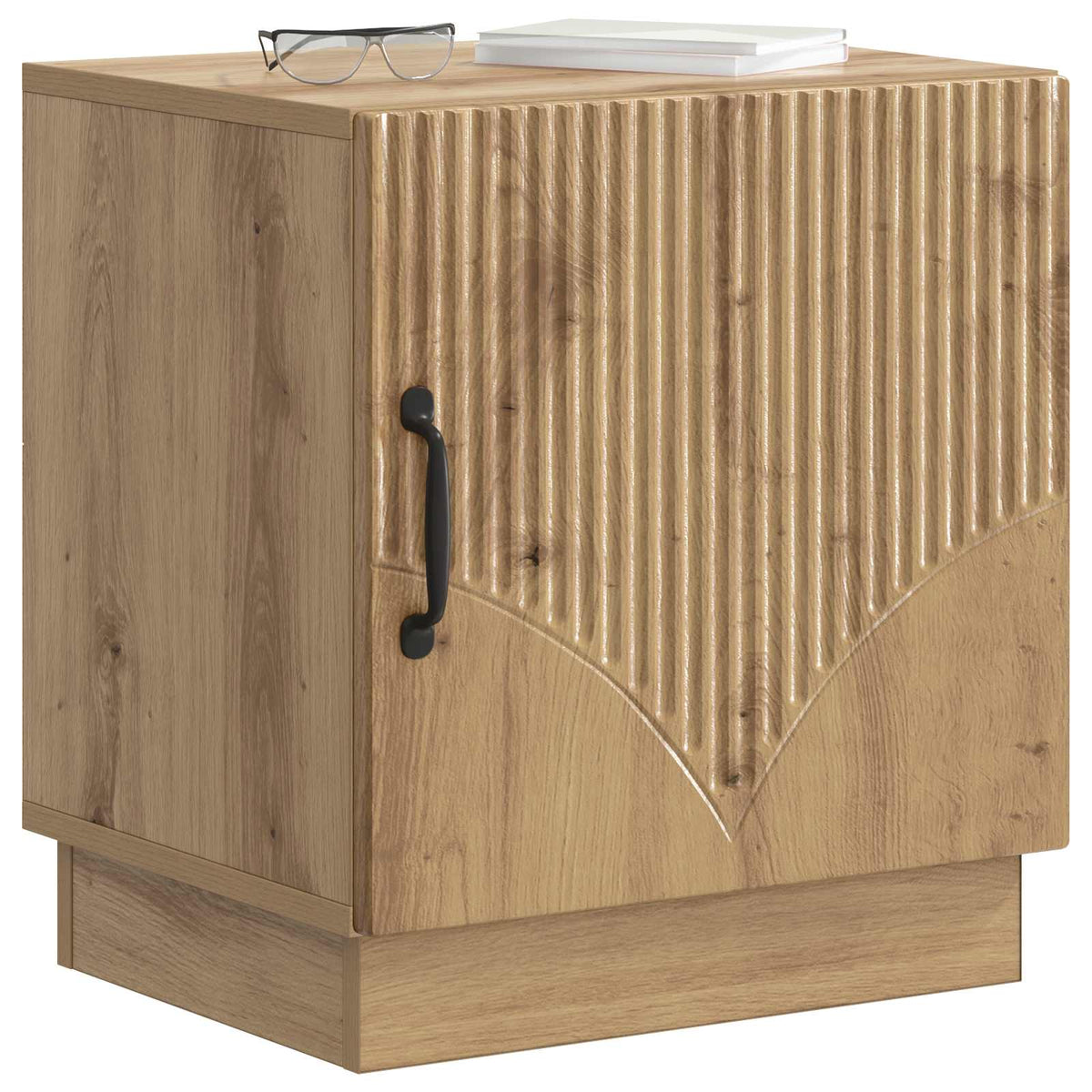 Vidaxl nachtkastje 2 st artisanaal eiken 43 x 34,5 x 47 cm
