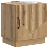 Vidaxl nachtkastje 2 st artisanaal eiken 43 x 34,5 x 47 cm