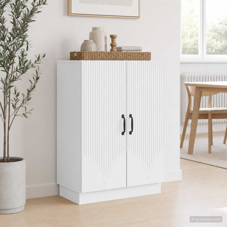 Vidaxl dressoir wit 66 x 34,5 x 87 cm bewerkt hout