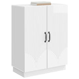 Vidaxl dressoir hoogglans wit 66 x 34,5 x 87 cm bewerkt hout