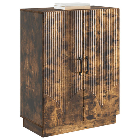 Vidaxl dressoir gerookt eiken 66 x 34,5 x 87 cm bewerkt hout