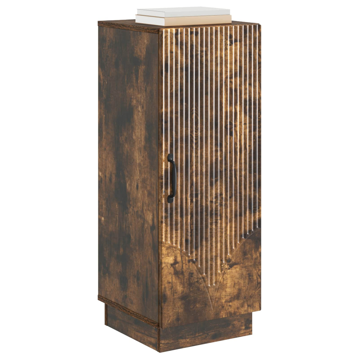Vidaxl dressoir gerookt eiken 33 x 34,5 x 87 cm bewerkt hout