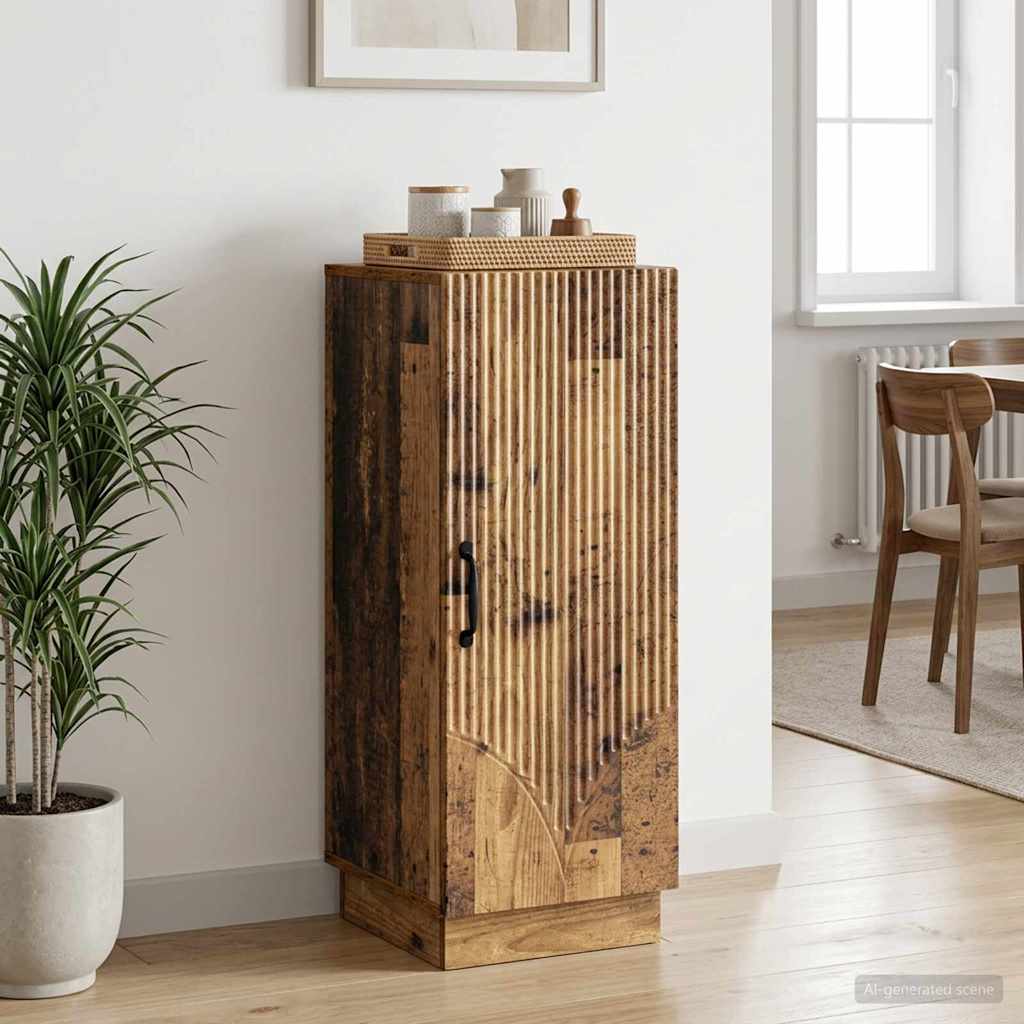 Vidaxl dressoir oud hout 33 x 34,5 x 87 cm bewerkt hout