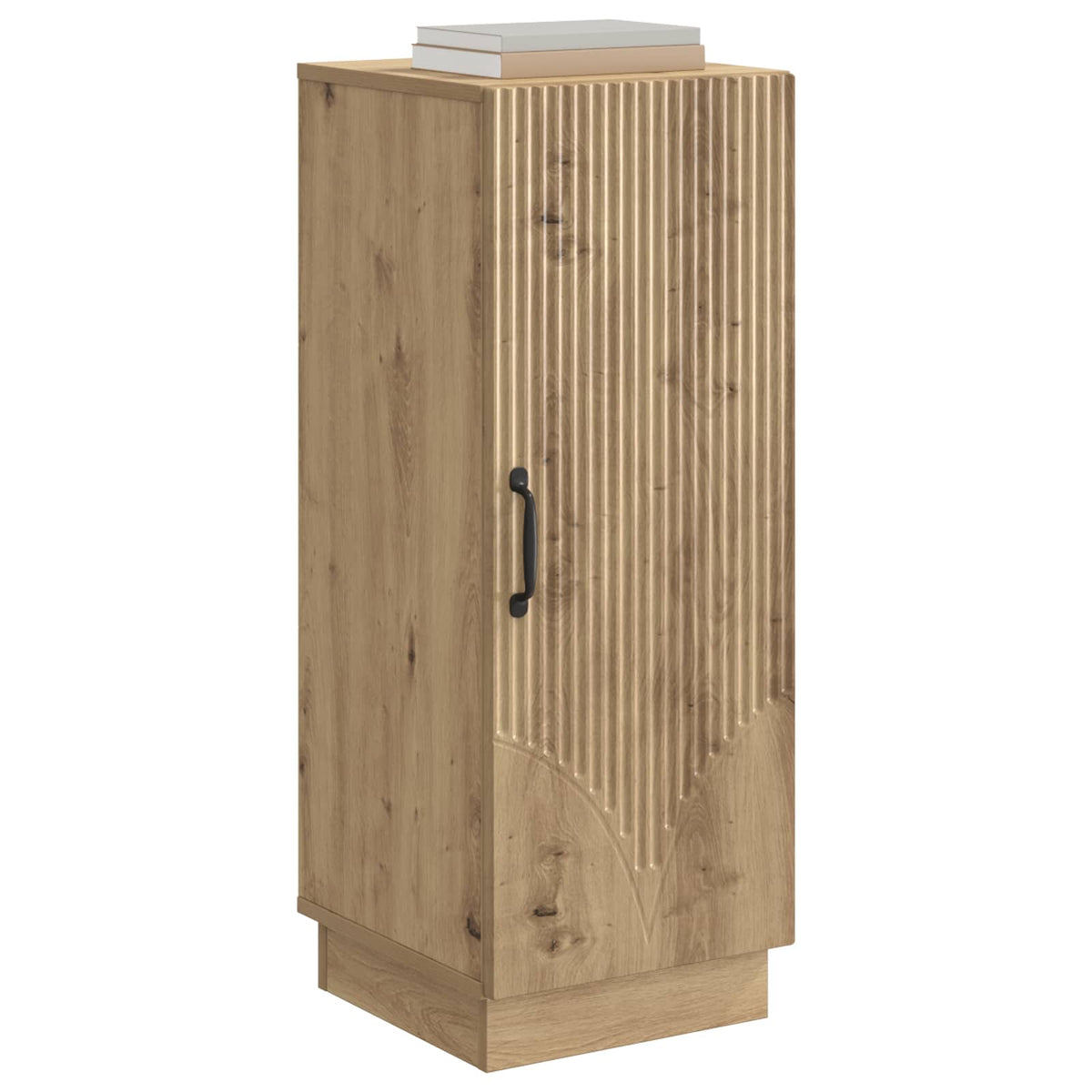 Vidaxl dressoir artisanaal eiken 33 x 34,5 x 87 cm bewerkt hout