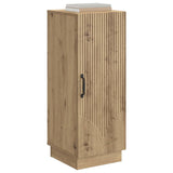 Vidaxl dressoir artisanaal eiken 33 x 34,5 x 87 cm bewerkt hout