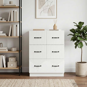 Vidaxl ladenkast wit 66 x 34,5 x 87 cm bewerkt hout