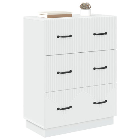 Vidaxl ladenkast wit 66 x 34,5 x 87 cm bewerkt hout
