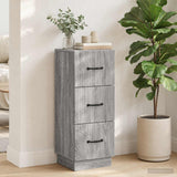 Vidaxl ladenkast 33 x 34,5 x 87 cm bewerkt hout grijs sonoma