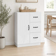 Vidaxl dressoir wit 66 x 34,5 x 87 cm bewerkt hout