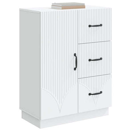 Vidaxl dressoir wit 66 x 34,5 x 87 cm bewerkt hout