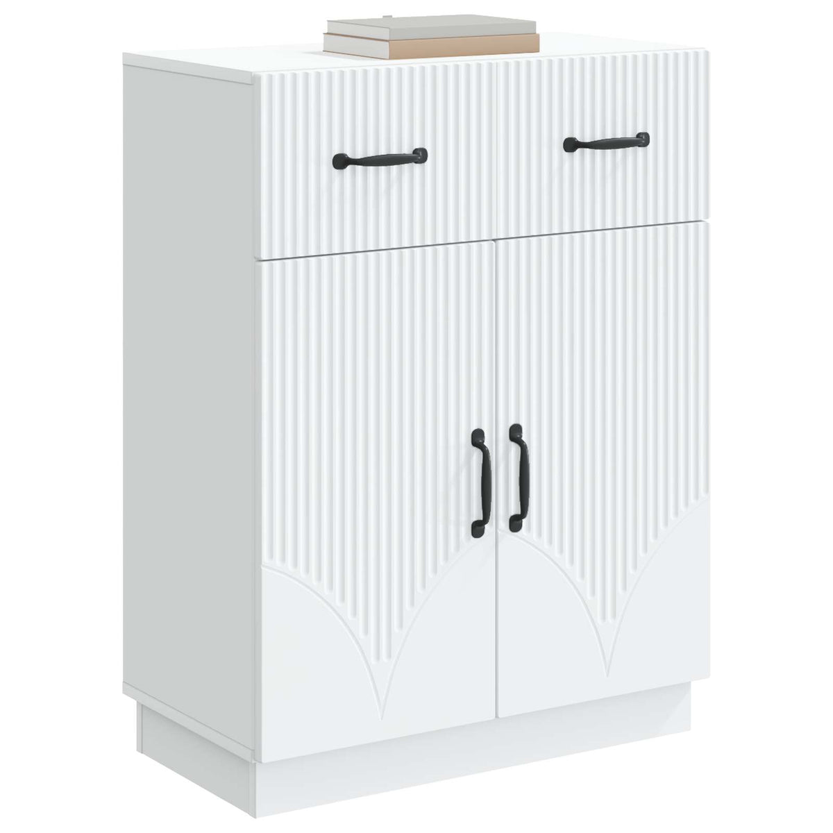 Vidaxl dressoir wit 66 x 34,5 x 87 cm bewerkt hout