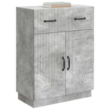 Vidaxl dressoir met lade betongrijs 66 x 34,5 x 87 cm bewerkt hout