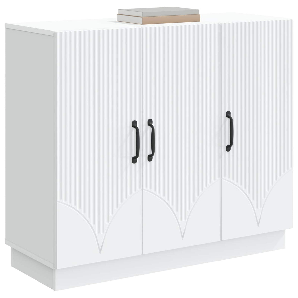 Vidaxl dressoir wit 89 x 34,5 x 77 cm bewerkt hout