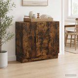 Vidaxl dressoir gerookt eiken 89 x 34,5 x 77 cm bewerkt hout