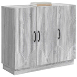 Vidaxl dressoir grijs sonoma 89 x 34,5 x 77 cm bewerkt hout