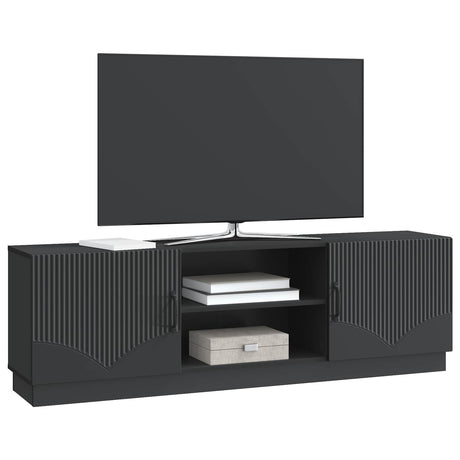 Vidaxl tv-kast zwart 150 x 31 x 47 cm bewerkt hout